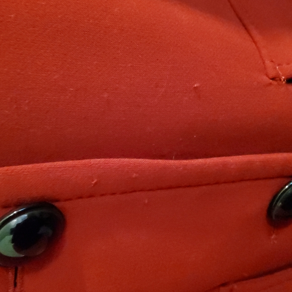 Worthington red pea coat size large - Picture 4 of 7